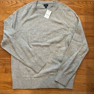Men’s jcrew light gray sweater adult medium